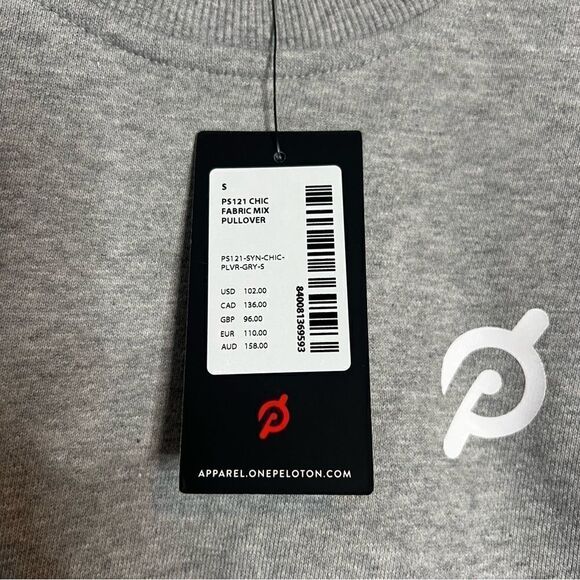 Peloton Pink Chic Fabric Mix Pullover Top - Picture 5 of 7